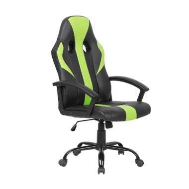 Chaise de gamer en cuir PU noir et vert SUCCESS product