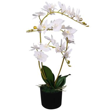 vidaXL Plante artificielle avec pot Orchidée 65 cm Blanc product
