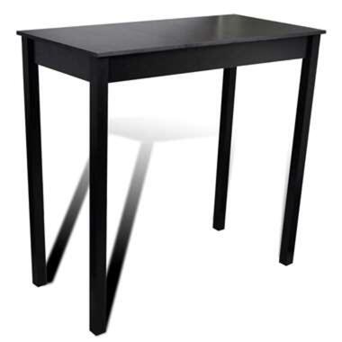 vidaXL Table de bar MDF noir 115x55x107 cm product