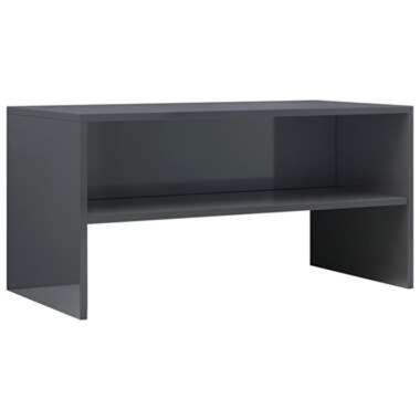 vidaXL Tv-meubel 80x40x40 cm bewerkt hout hoogglans grijs product
