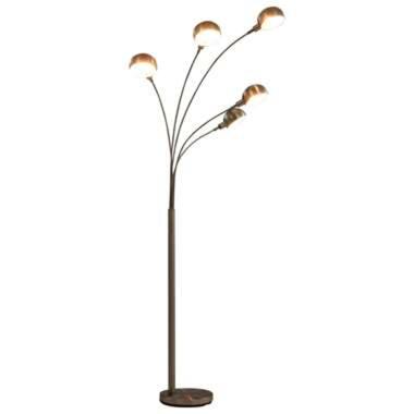 vidaXL Lamp staand 5xE14 200 cm zilverkleurig product