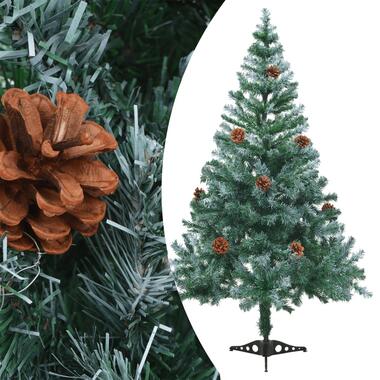 vidaXL Arbre de Noël artificiel avec pommes de pin 150 cm product