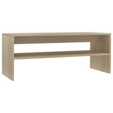 vidaXL Salontafel 100x40x40 cm bewerkt hout sonoma eikenkleurig product