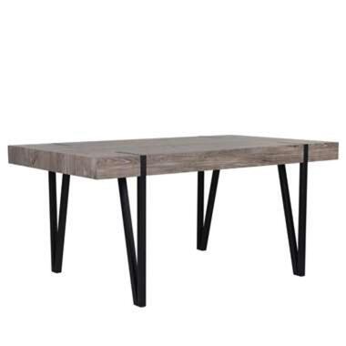 ADENA - Eettafel - Donkere houtkleur - 90 x 150 cm - MDF product