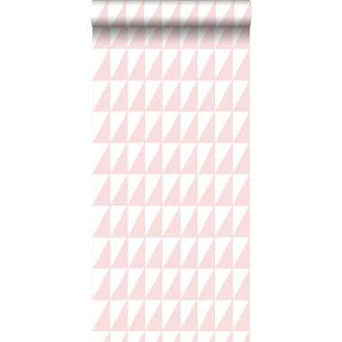 ESTAhome papier peint - triangles graphiques - rose clair product