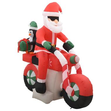 VIDAXL Père Noël gonflable sur moto LED IP44 160 cm product