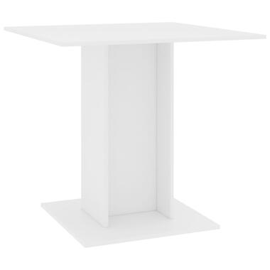 vidaXL Table à manger Blanc 80x80x75 cm bois d'ingénierie product