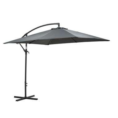 Garden Impressions Corfu parasol 250x250 - donker grijs product