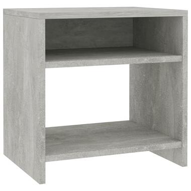 vidaXL Nachtkastje 40x30x40 cm bewerkt hout betongrijs product