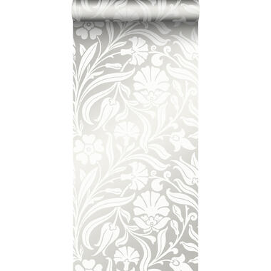 Origin papier peint - fleurs - blanc cassé - 53 cm x 10,05 m product