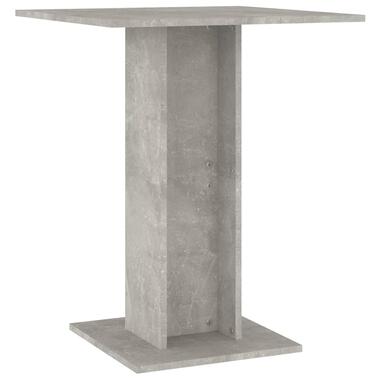 vidaXL Table de bistro Gris béton 60x60x75 cm Bois d'ingénierie product