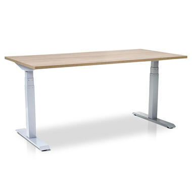 MRC PRO bureau électrique assis-debout - 120x80 - chêne moyen-wit product