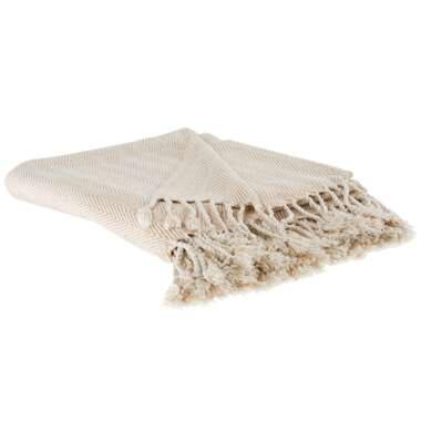 Couverture TILMI Coton 130 x 160 cm Beige clair product