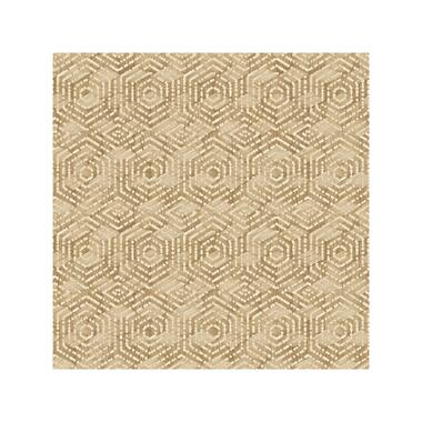 Dutch Wallcoverings - Odyssee zeskant beige - 0,53x10,05m product