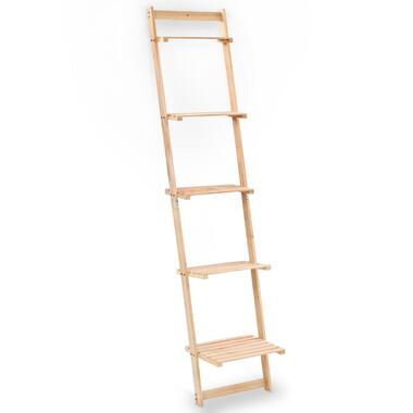 vidaXL Wandrek ladder 41,5x30x176 cm cederhout product