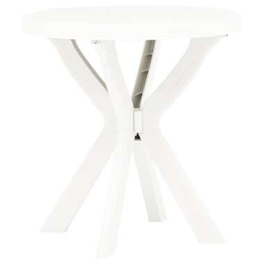 VIDAXL Table de bistro Blanc Ø70 cm Plastique product