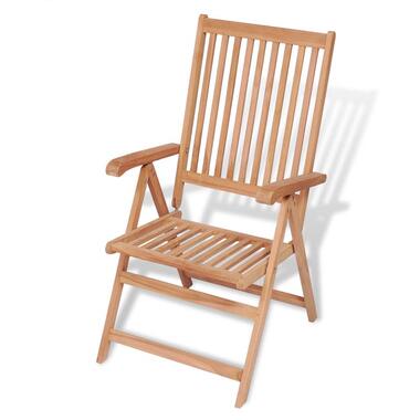VIDAXL Chaise inclinable de jardin Bois de teck solide product