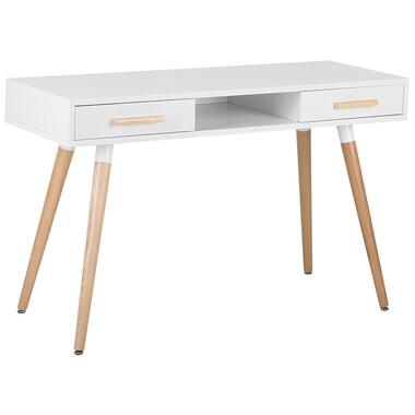 Table de bureau blanche et bois clair FRISCO product