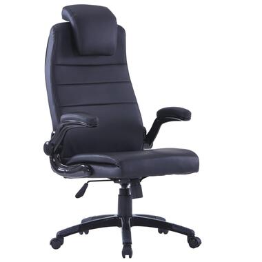 Kunstleren - bureaustoel - (zwart / verstelbaar) product