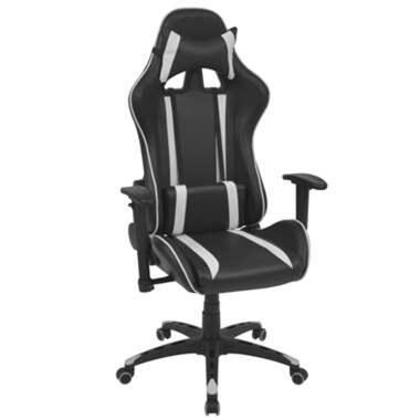 VIDAXL chaise de bureau inclinable cuir artificiel blanc product