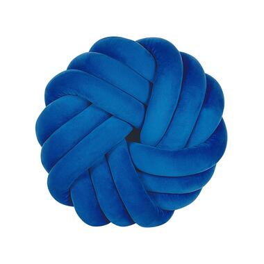 Coussin noeud bleu diamètre 30 cm AKOLA product