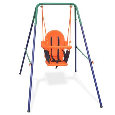 VIDAXL Balançoire pour enfants avec harnais de sécurité Orange product
