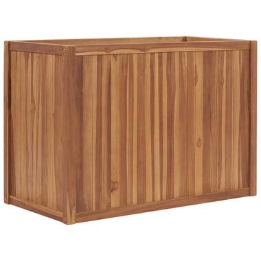 vidaXL Lit surélevé 100x50x70 cm Bois de teck solide product