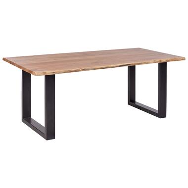 HEBY - Eettafel - Lichte houtkleur - 95 x 200 cm - Acaciahout product