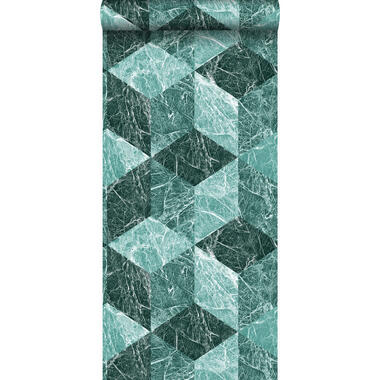 Origin behang - marmer - smaragd groen - 53 cm x 10,05 m product