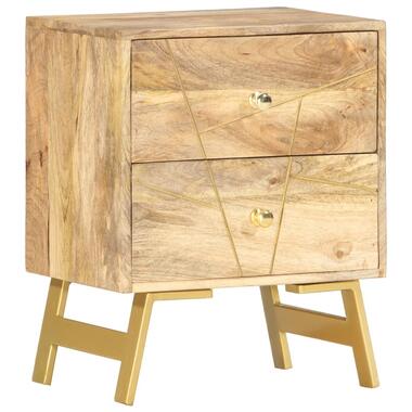 vidaXL Table de chevet 40x30x50 cm Bois de manguier massif product