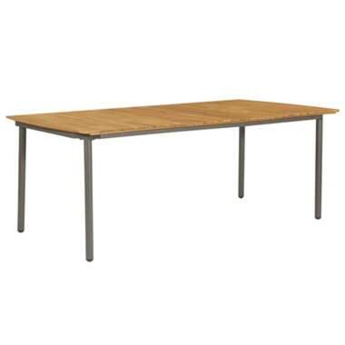 vidaXL Table de jardin 200x100x72 cm Bois d'acacia solide et acier product