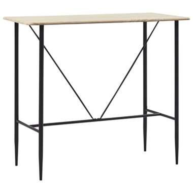 vidaXL Table de bar Chêne 120 x 60 x 110 cm MDF product