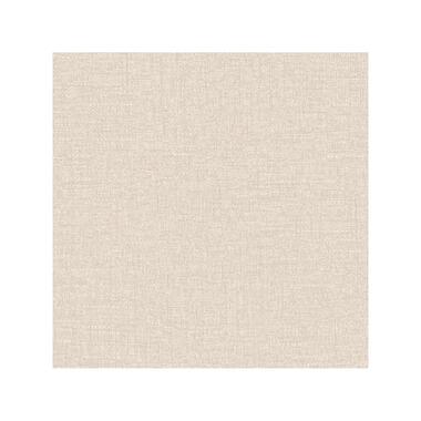 Dutch Wallcoverings - Myriad uni textiel donkerbeige - 0,53x10,05m product