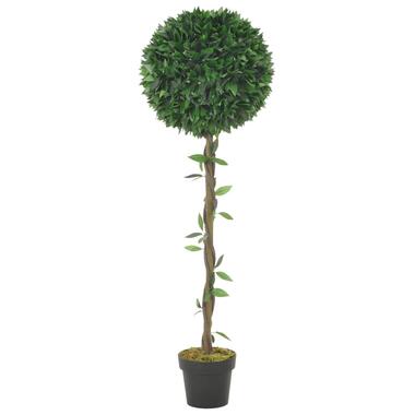 vidaXL Kunstplant met pot laurierboom 130 cm groen product
