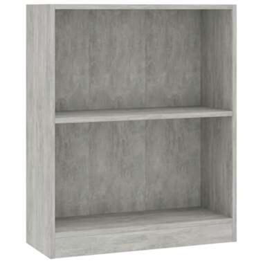 vidaXL Bibliothèque Gris béton 60x24x76 cm Bois d'ingénierie product