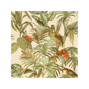 Dutch Wallcoverings - Wallstitch bird of paradise green - 0,53x10,05m product