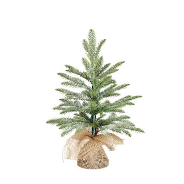 Black Box Trees Brewer Kunstkerstboom in Jute - H45 x Ø36 cm - Frosted Green product