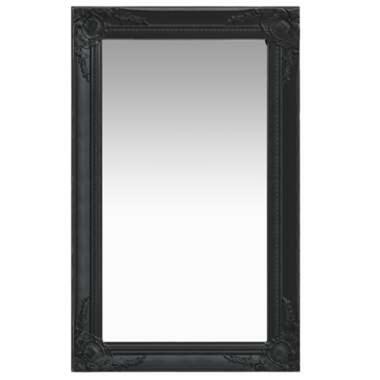 vidaXL Wandspiegel barok stijl 50x80 cm zwart product