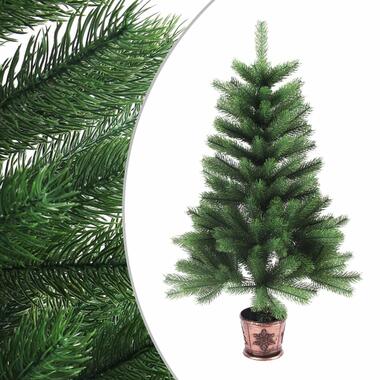 VIDAXL Kunstkerstboom met levensechte naalden 90 cm groen product