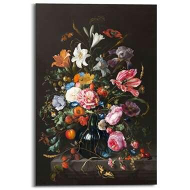 Peinture De Heem Vase de fleurs 90x60 cm Multicolore product