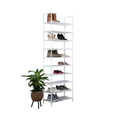 Armoire à chaussures pour 20 paires - Blanc - 10 étagères product