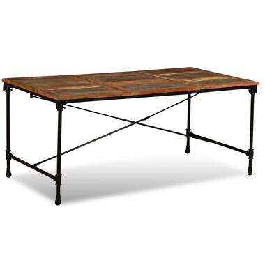 vidaXL Table à manger Bois de récupération massif 180 cm product