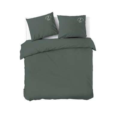 Dindi Home - Dekbedovertrek Plain Beauty - 240x220 cm - Donker Groen product