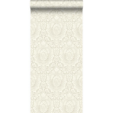 Origin behang - ornamenten - glanzend licht beige - 53 cm x 10,05 m product