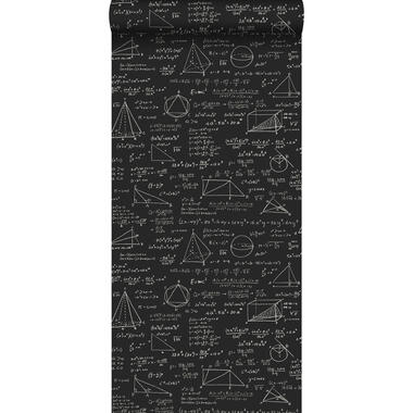 ESTAhome behang - rekenformules - mat zwart - 53 cm x 10,05 m product