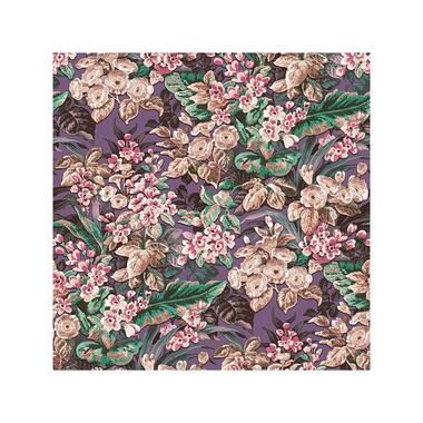 Dutch Wallcoverings - Beaux arts 2 floral purple - 0,53x10,05m product