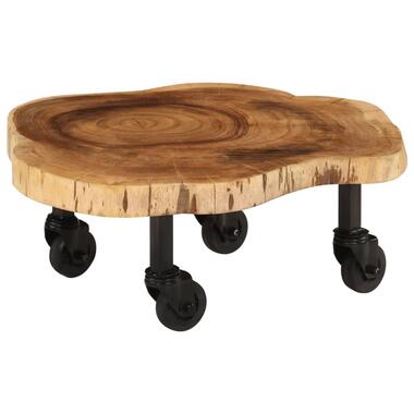 vidaXL Table basse bois d'acacia massif 60x55x25 cm product