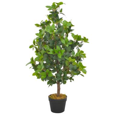 vidaXL Kunstplant met pot laurierboom 90 cm groen product