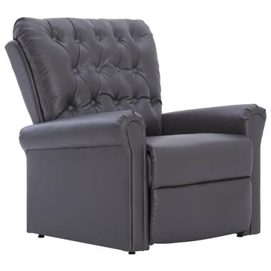 vidaXL Chaise inclinable Gris Similicuir product