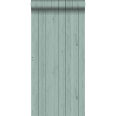 ESTAhome papier peint - imitation bois - vert cendré - 53 cm x 10,05 m product